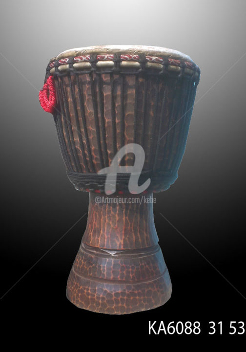 Tam Tam Djembe Instrument Musique Africain Percuss 雕塑, 20.9x12.2 in