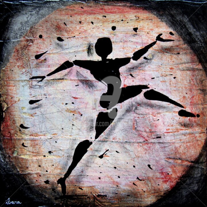 ecriture-du-mouvement-n-2-peinture-d-ibara-element-d-un-quatriptyque-acrylique-sur-toile-format-20cm-sur-20cm.jpg 绘画