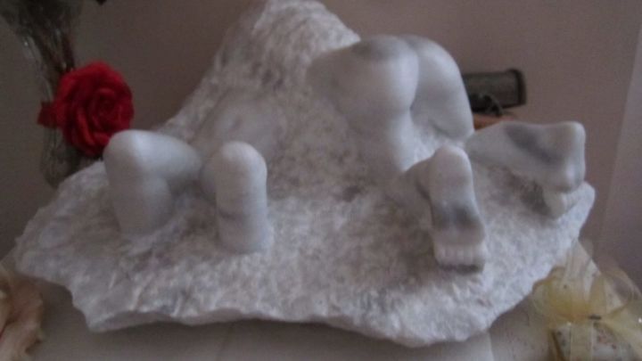 Sculpture titled "10527485-6040077830…" by Heykeltraş, Original Artwork, Stone