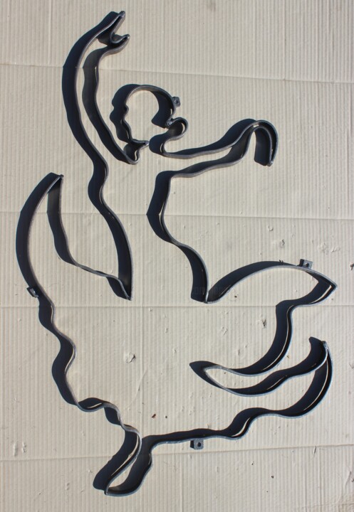 Flamenco fer 雕塑, 39.4x27.6 in