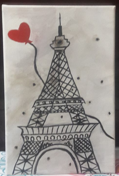 Painting titled "20160810-202418.jpg" by Warda Irfan, Original Artwork, Acrylic