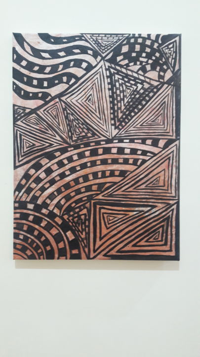 Painting titled "20160810-221600.jpg" by Warda Irfan, Original Artwork, Acrylic