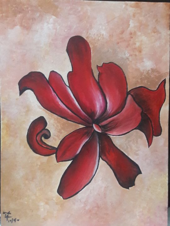 Painting titled "20160810-202527.jpg" by Warda Irfan, Original Artwork, Acrylic