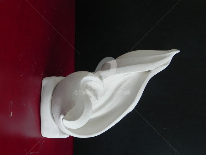 Sculpture intitulée "spirale debout" par Valerie Barrault, Œuvre d'art originale, Céramique