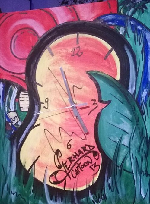 "Gerhard Cartoon Uhr…" başlıklı Artcraft Gerhard Cartoon tarafından, Orijinal sanat