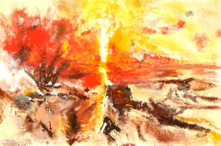 Картина под названием "turnos" - Pallfy, Подлинное произведение искусства, Акрил