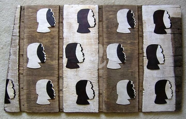 Sculptuur getiteld "Flag 1" door Phil Cincinati, Origineel Kunstwerk