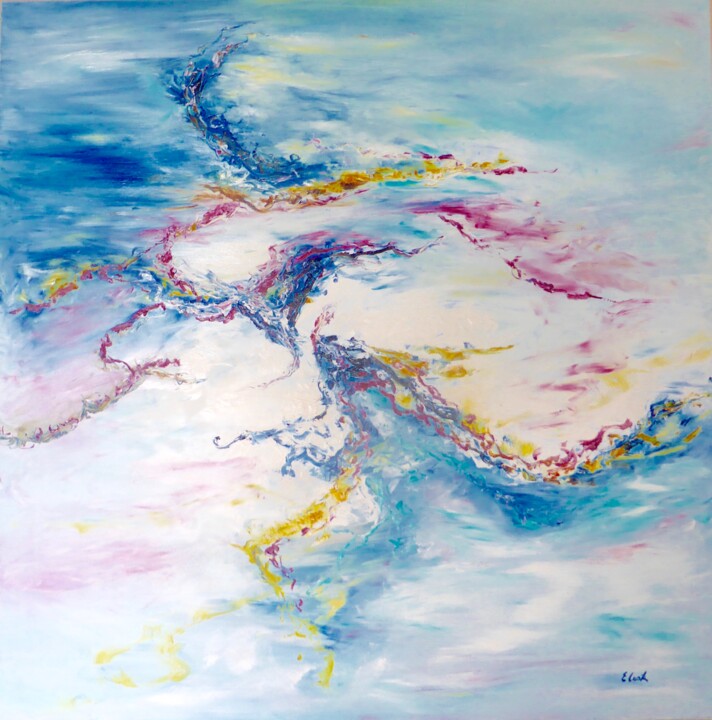 Pintura titulada "La jeunesse retrouv…" por Elisa Cook Benbassat Bassat, Obra de arte original, Oleo