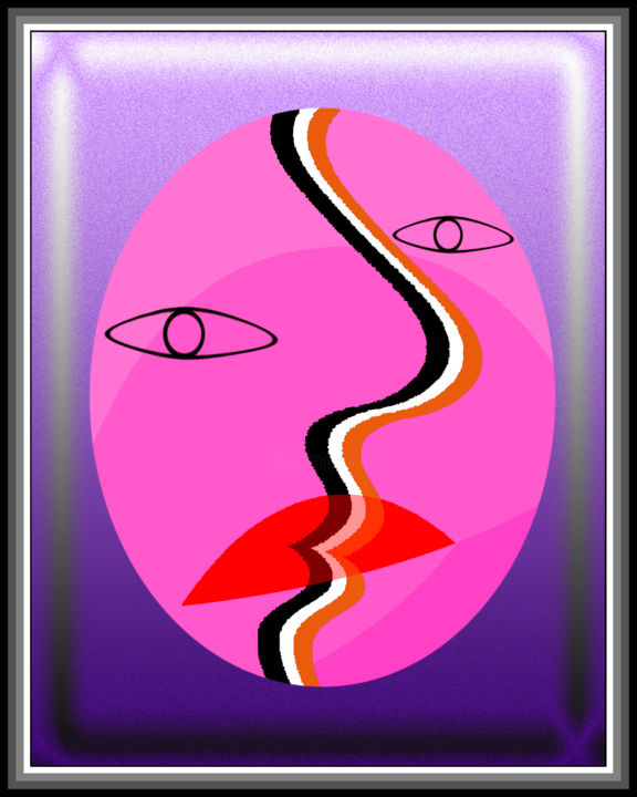Digital Arts titled "lips.jpg" by Erik Lauraeus, Original Artwork, 2D Digital Work