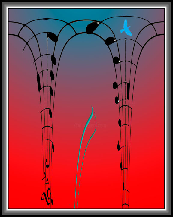 Digital Arts titled "horns-of-heaven01.j…" by Erik Lauraeus, Original Artwork, 2D Digital Work