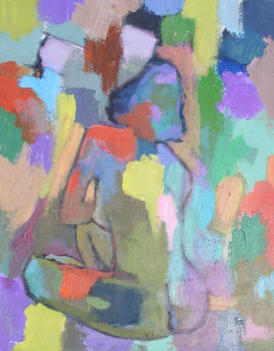 Peinture intitulée "MALY - PATCHWORK 3" par Marcel Clerc, Œuvre d'art originale, Acrylique