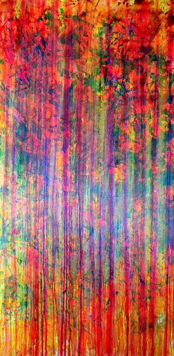 Painting titled "The Emotional Creat…" by Carla Sá Fernandes, Original Artwork, Acrylic
