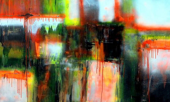 Painting titled "The Basis III" by Carla Sá Fernandes, Original Artwork, Acrylic