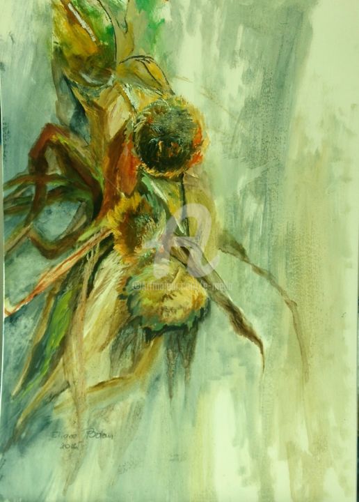 Mais et tournesols 45x65