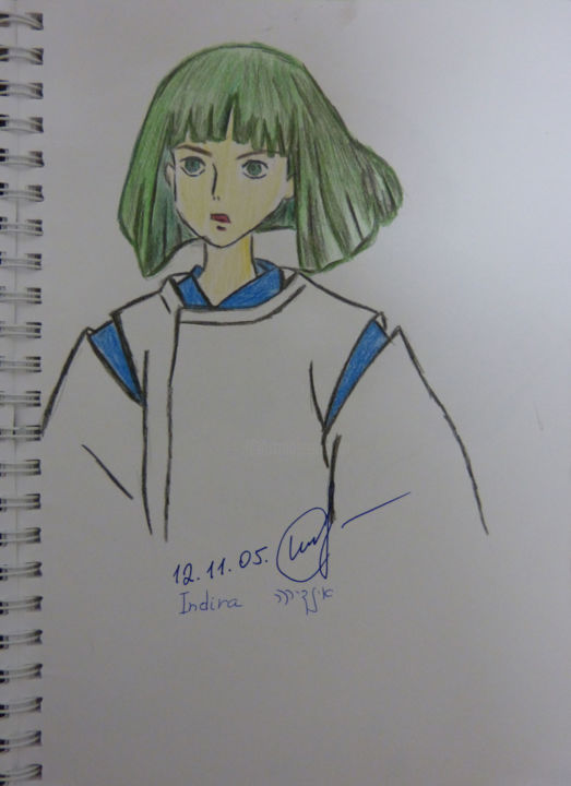 Drawing titled "drawing" by Indira Yartsev, Original Artwork