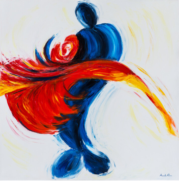 Tango Passione 绘画, 39.4x39.4 in