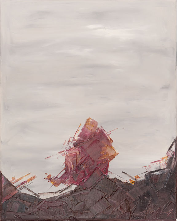 Schilderij getiteld ""White nights"" door Manuela Atanasova, Origineel Kunstwerk, Olie