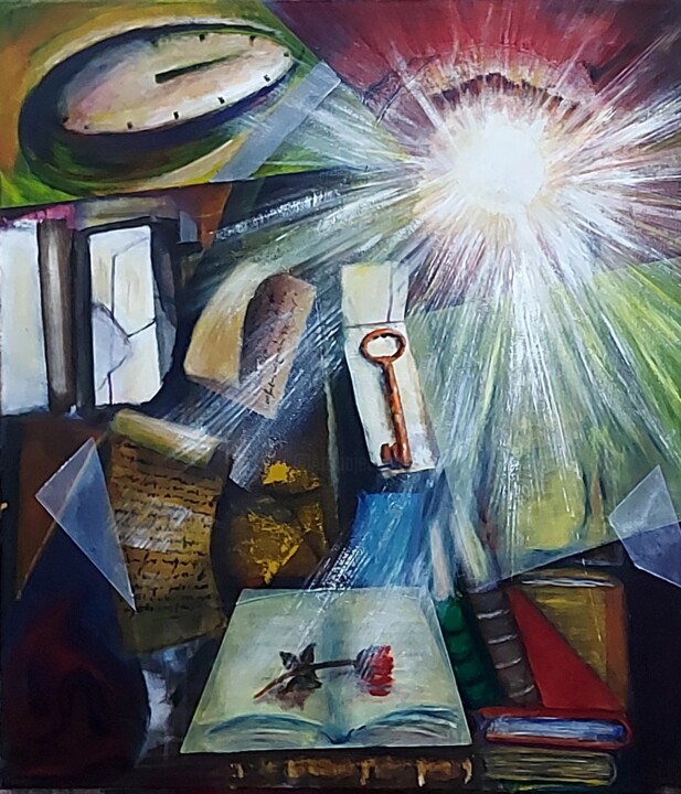 Lumière 绘画, 35.4x31.5 in