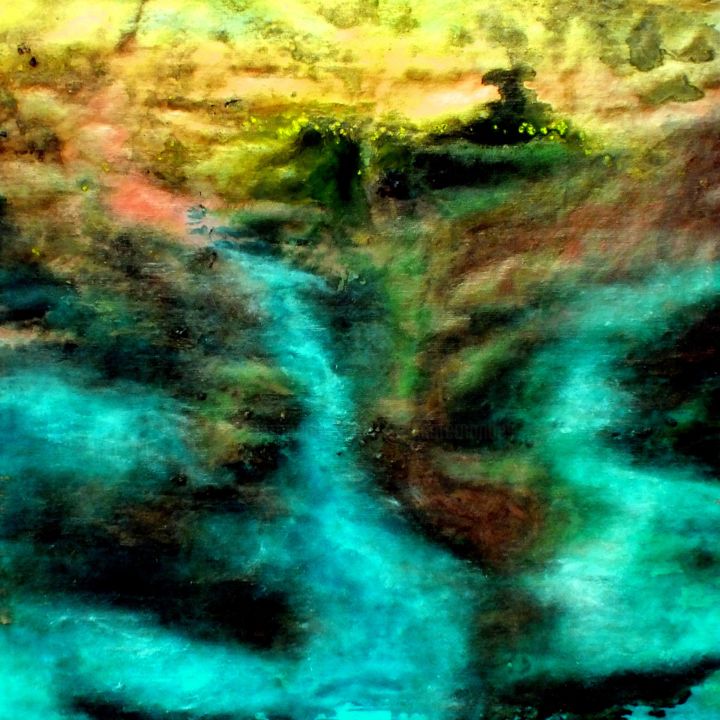Painting titled "Insight of the Drea…" by Carla Sá Fernandes, Original Artwork, Acrylic