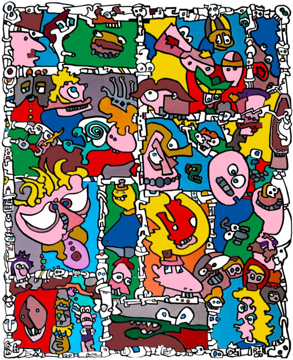 7eme art 绘画, 39.4x31.5 in