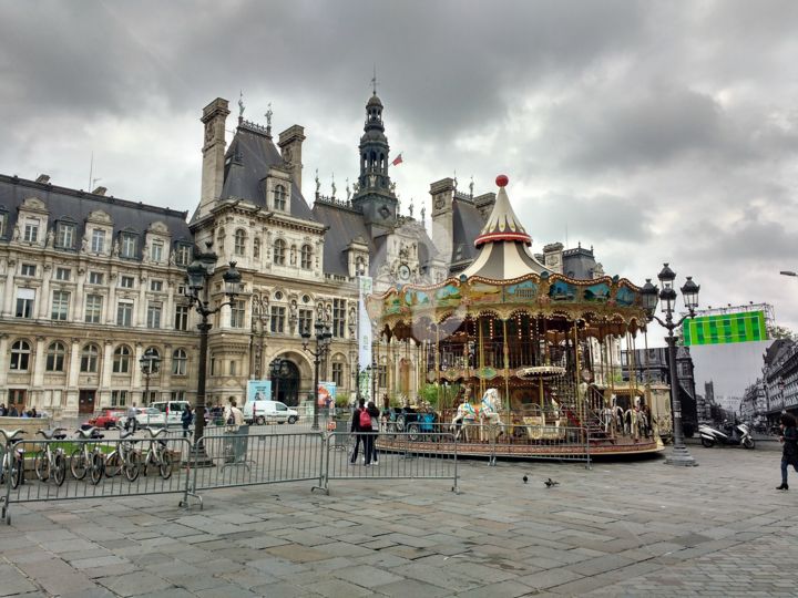摄影 标题为“1 Manège a Paris” 由Chris A. Braibant, 原创艺术品