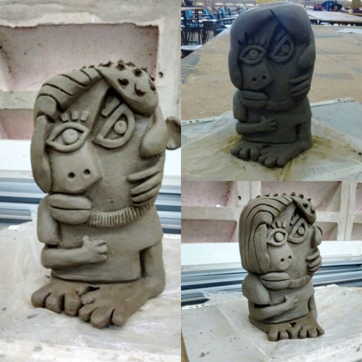 Esculpida a la Picasso 雕塑, 11.8x7.9 in