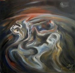 Painting titled "Transformation" by Elena Ringo, Original Artwork