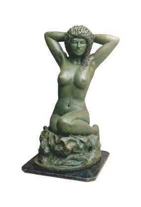 Sculpture titled "Euterpe" by Jeronymo Ulpiano Natividade Si Ulpiano, Original Artwork, Mixed Media