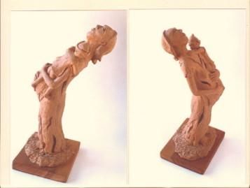 Sculpture titled "Fome Zero" by Jeronymo Ulpiano Natividade Si Ulpiano, Original Artwork, Mixed Media
