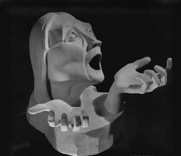 Sculpture titled "Id O Grito" by Jeronymo Ulpiano Natividade Si Ulpiano, Original Artwork, Ceramics