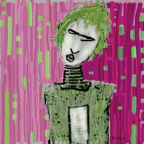 Arts numériques intitulée "Avertie" par Karin Germanier, Œuvre d'art originale