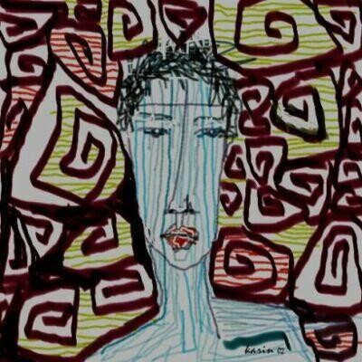 Arts numériques intitulée "Intuition" par Karin Germanier, Œuvre d'art originale
