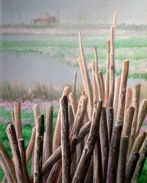 Painting titled "MORELLI E. - Il cam…" by Special Offers, Original Artwork, Acrylic