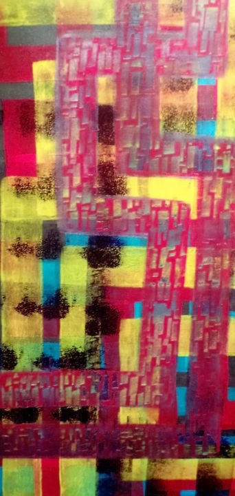 Painting titled "ALERINI D. - Compos…" by Special Offers, Original Artwork, Oil