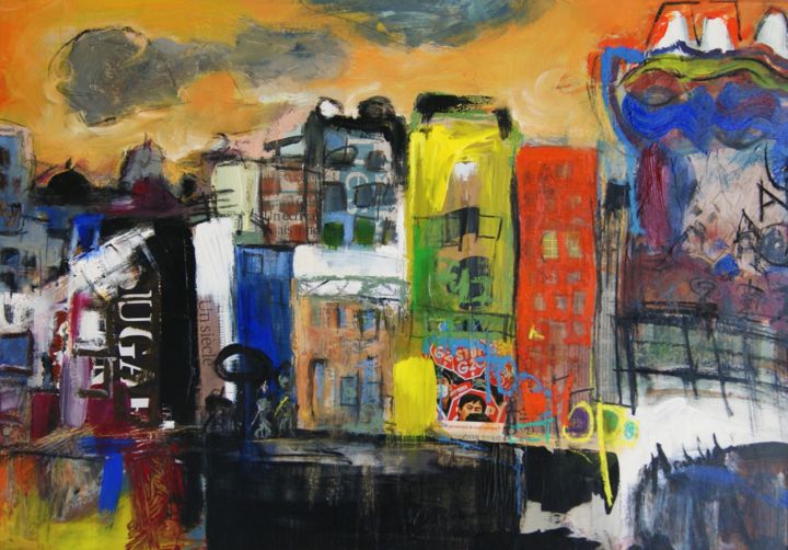 Barcelone 绘画, 23.6x31.5 in