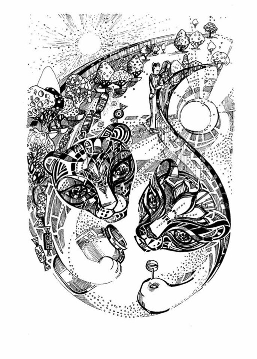 Painting titled "*" by Maria Bakush, Original Artwork