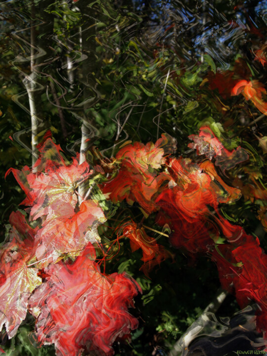Digital Arts titled "October Transitions…" by Ken Grzesik, Original Artwork, Digital Painting