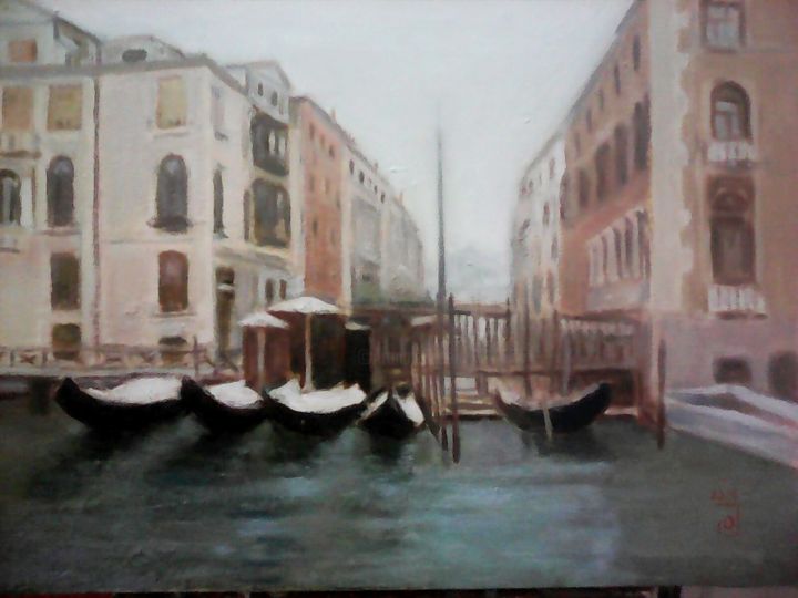 Venecia 绘画, 13x18.1 in
