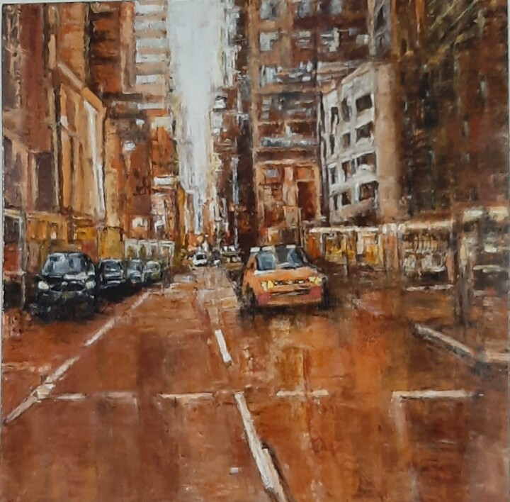 La Petite Avenue 绘画, 23.6x23.6 in