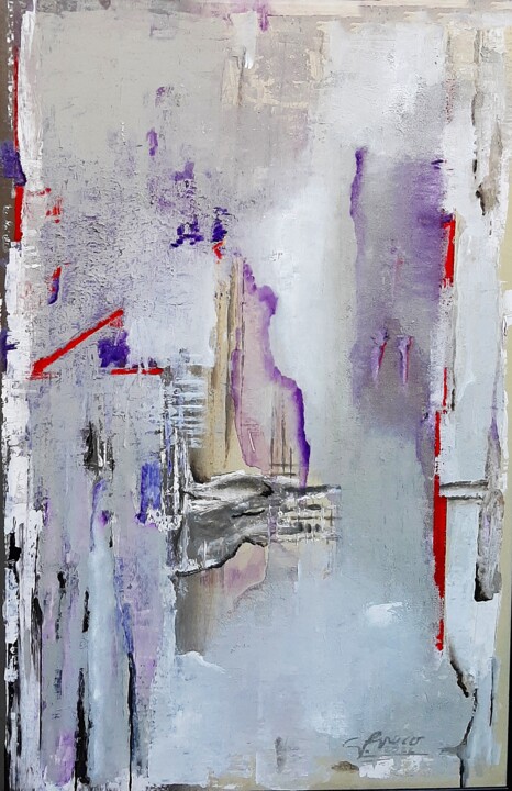 Malerei mit dem Titel "Beyond 1" von Giovanni Primo Greco, Original-Kunstwerk, Emaille