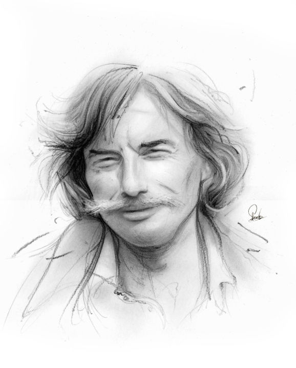 Tekening getiteld "Jean" door Sylvain Puech, Origineel Kunstwerk