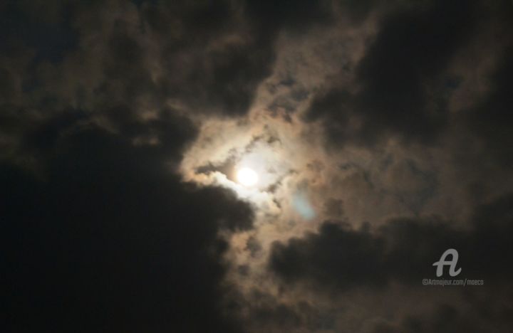 Photography titled "Full Moon Night Nu…" by Mariska Ma Veepilaikaliyamma, Original Artwork
