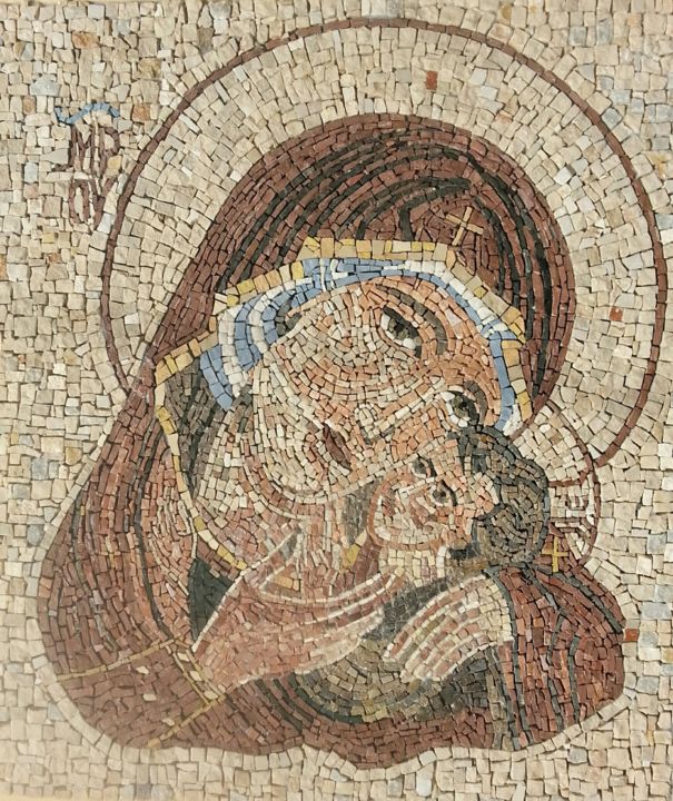 Installation titled "Mosaic icon of the…" by Tobacco, Original Artwork