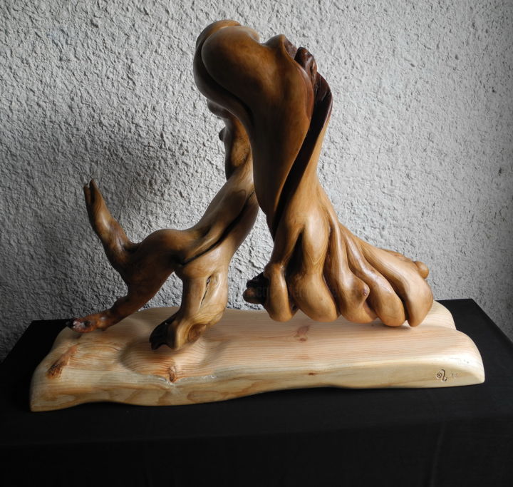Amandier 雕塑, 17.3x22.8 in