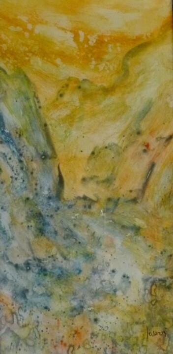Peinture intitulée "Passage" par Patrick Jossier, Œuvre d'art originale, Acrylique