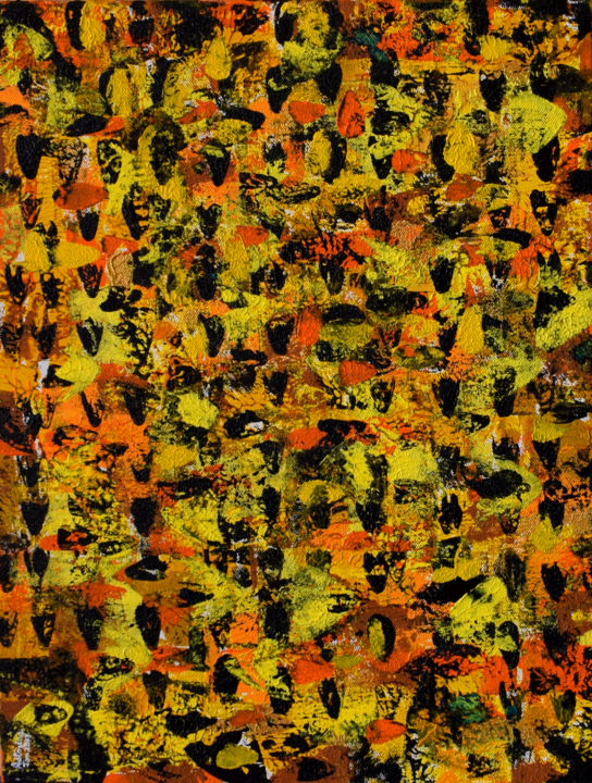 The Herd Of Knights 绘画, 18x14 in