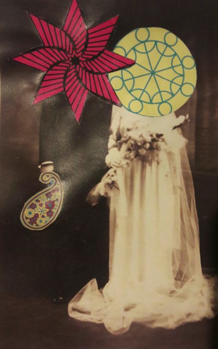 Kolaże zatytułowany „Lovers 1” autorstwa As Maken, Oryginalna praca, Papier