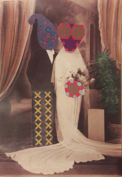 Kolaże zatytułowany „Lovers 3” autorstwa As Maken, Oryginalna praca