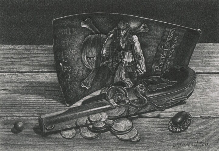 Pirates 图画, 6.8x9.7 in