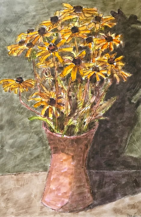 Tekening getiteld "цветы | flowers | F…" door Dmitriy Trubin, Origineel Kunstwerk